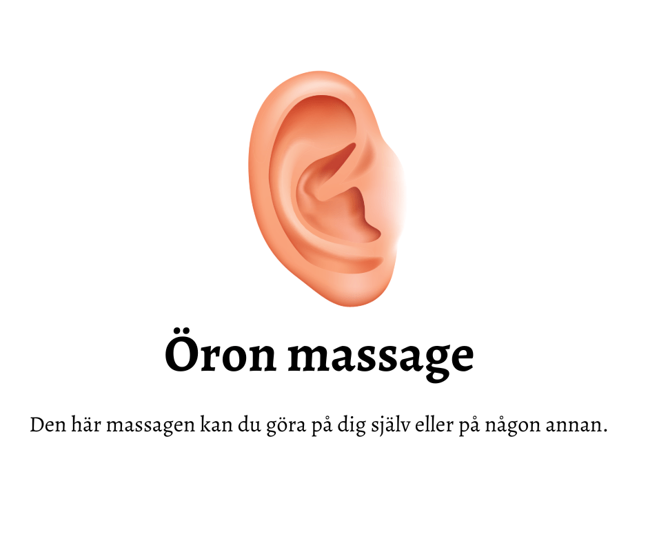 Länk till enkel öronmassage för dig själv